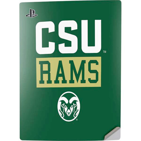 Colorado State University CSU Rams PS5 Digital Edition Console Skin